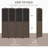 4-Panel Folding Room Divider With Blackboard
