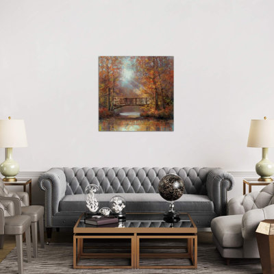 Bridge Of Peace - Wrapped Canvas Painting