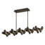 1 - Light Kitchen Island Rectangle Chandelier-892602146