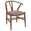 Chaise d'appoint de salle à manger en bois guinée (ensemble de 2)-775086033-775086032