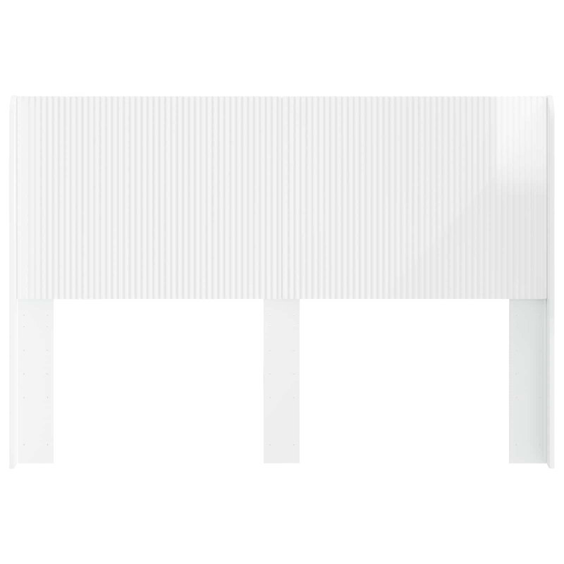 Headboard, High Gloss White, European Kingsize (160 x 200 cm)