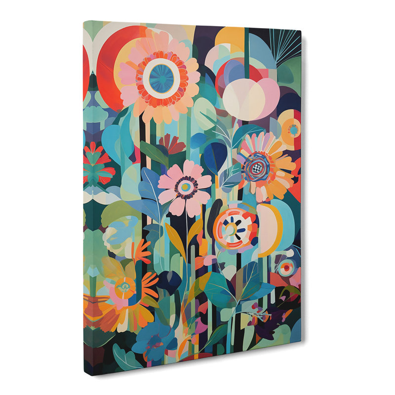 Jaymie Flowers Retro Vol.9 - Wrapped Canvas, 50cm H x 35cm W x 3cm D