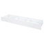 Lit de jour double en bois avec 3 tiroirs, ports USB et bureau, blanc