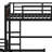 Metal Separable Bunk Beds With Raised Security Fence-157282120