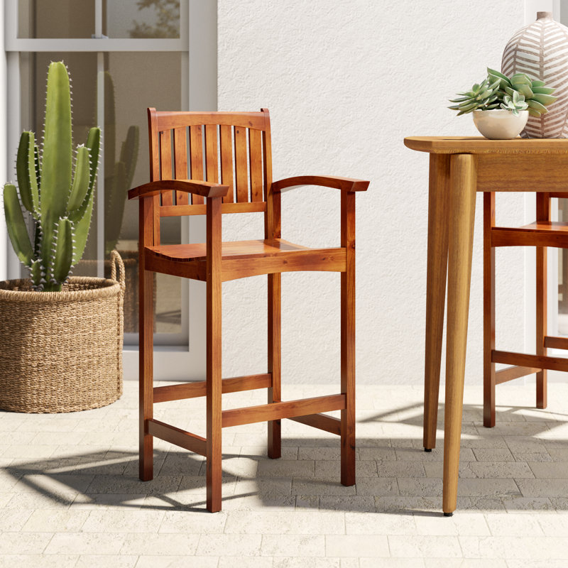 Kaci-Lei Acacia Outdoor Stool