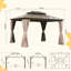 Pavillon de jardin en aluminium