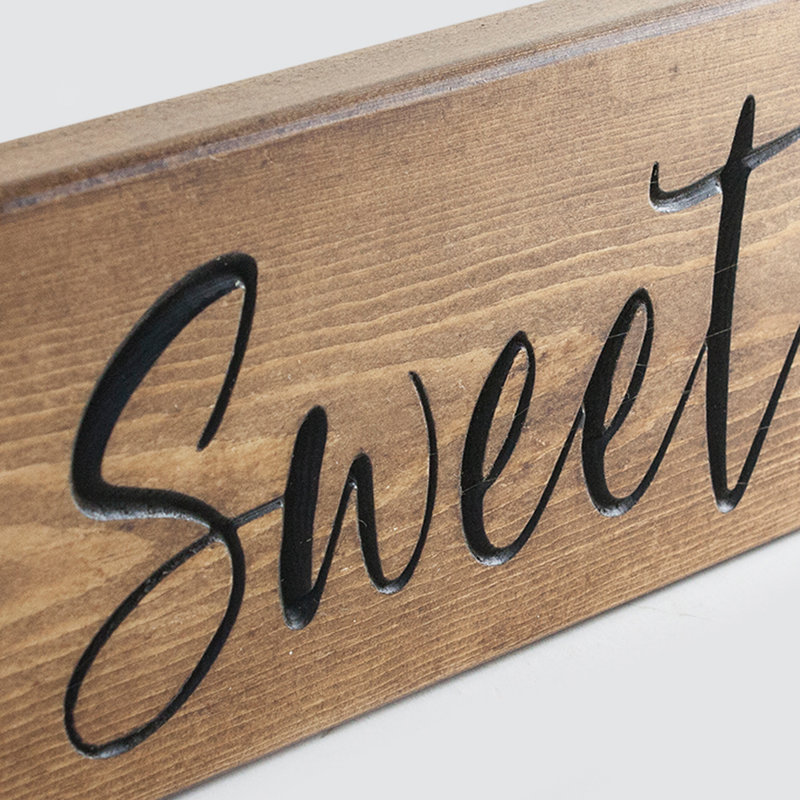 'Home Sweet Home' Pine Sign 60cm