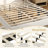 Upholstered Bed Frame with Channel Tufted Headboard-124323809-97872335