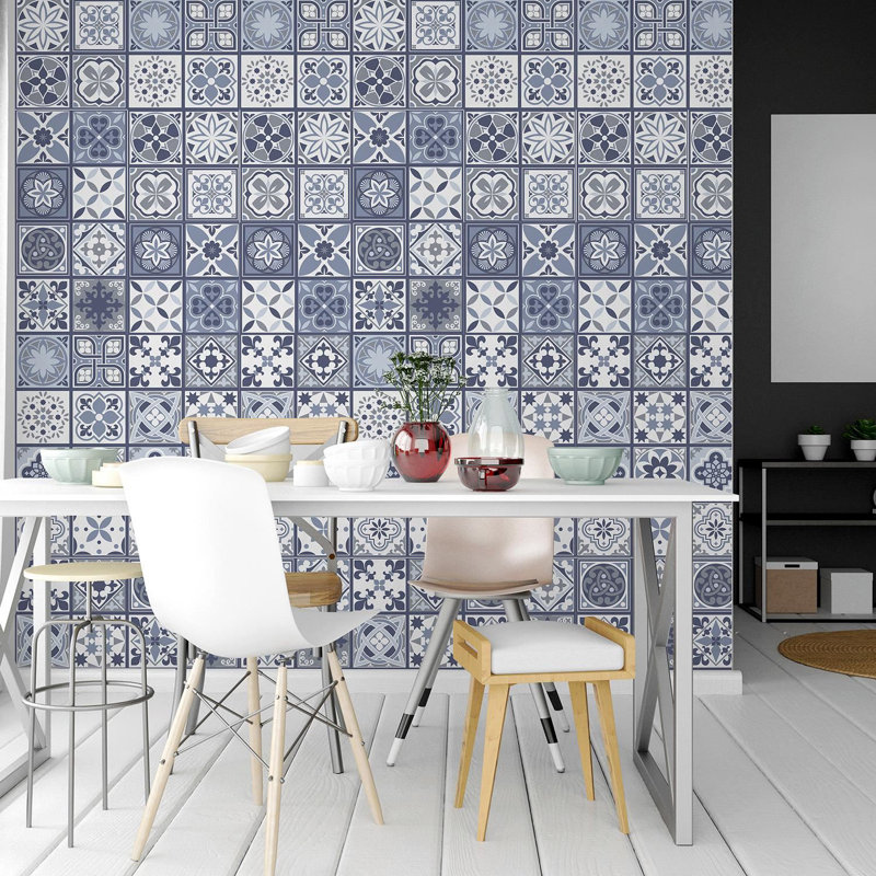 Lisbon Peel & Stick Tiles Wall Stickers 20cm x 20cm PVC