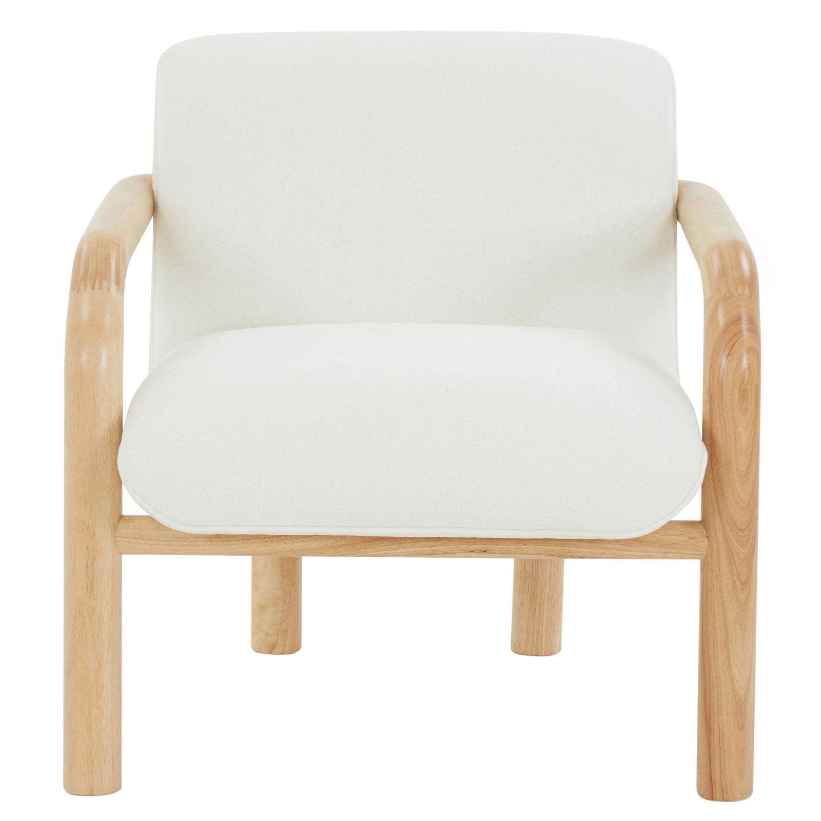 Reyer Boucle Armchair, Ivory
