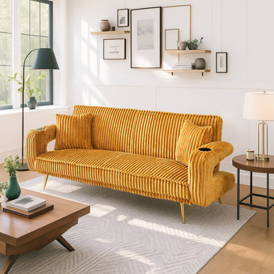 Canapé 74 po Mid-Century