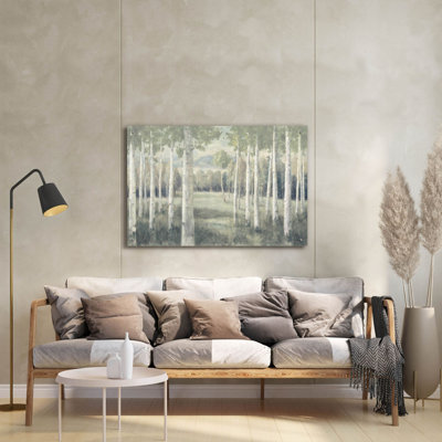 Art mural en verre «Light Aspens» par Danhui Nai