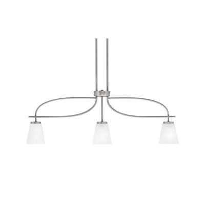 Luminaire pour îlot de cuisine 3 lumières Cavella