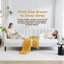 Lit de jour rembourré Boucle | Design moderne et luxueux | Mousse confortable, structure en métal sans grincement