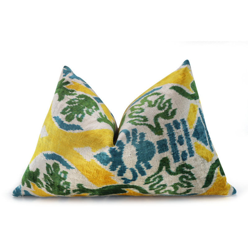 Velvet Lumbar Pillow Cover & Insert