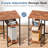 L Shaped Desk with Storage Shelves,Reversible Computer Desk with Built-in Outlets and Moniter Stand-197198822