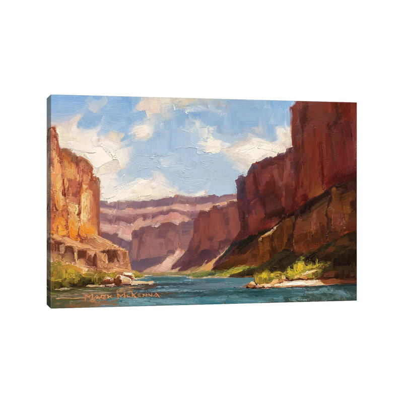 Beauty At Every Bend by Mark McKenna - Painting on Canvas, Wrapped Canvas, 45.72cm H x 66.04cm W x 1.91cm D