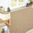 Abani Rugs Magdaleno PAT100A Outdoor Cream Beige Seamless Area Rug-1660490185