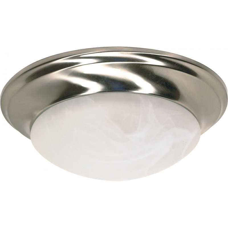 Deise Glass Flush Mount, 4.5" H x 11.5" W / No