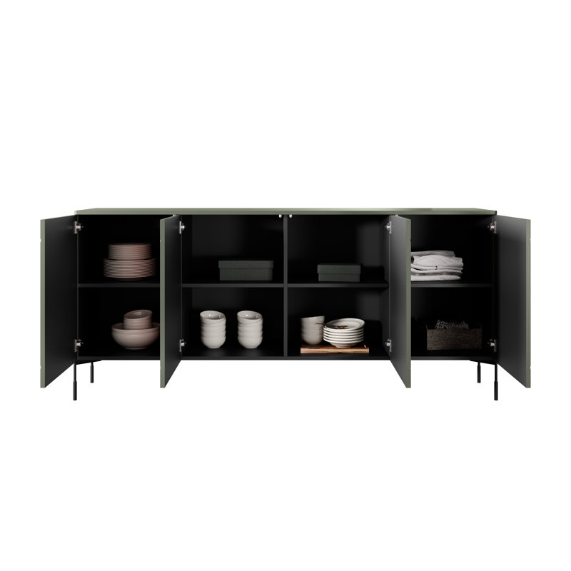Assael 204cm Sideboard, Olive