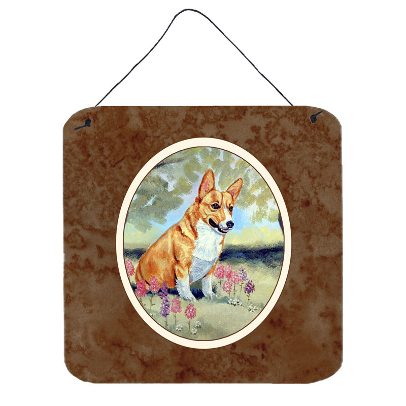 Décoration murale corgi