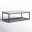 Brayton 52" Rectangular Coffee Table White Wash