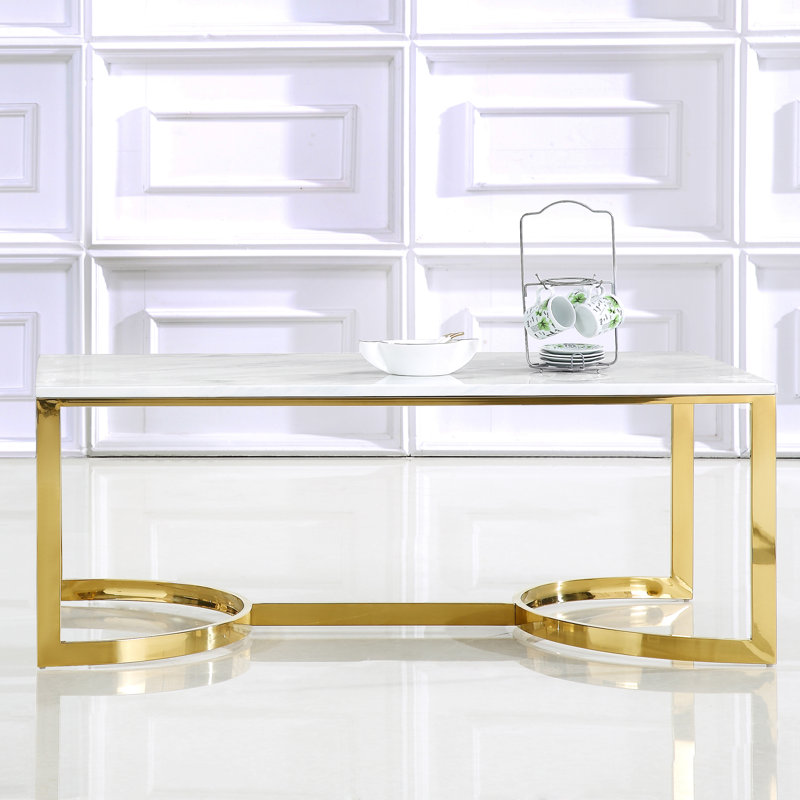 Lolington Sled Coffee Table, Gold
