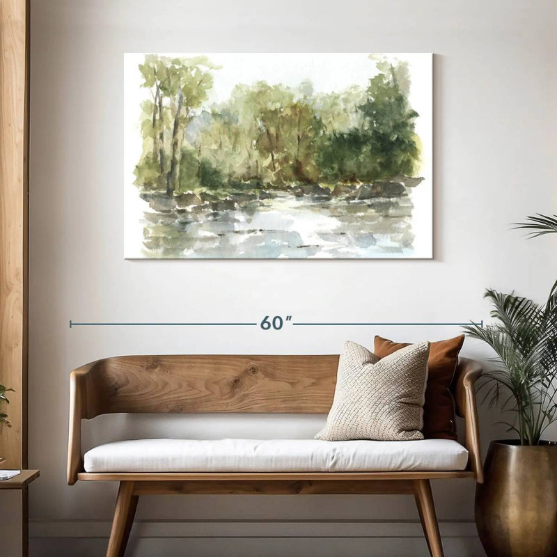 Avery Wooded Stream I, H 30 po x l 45 po