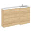 Fusion Fitted Furniture - Gloss White Bathroom Vanity with Basin-1177645734-1096020547