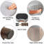40cm Wide Solid Colour Footstool Ottoman