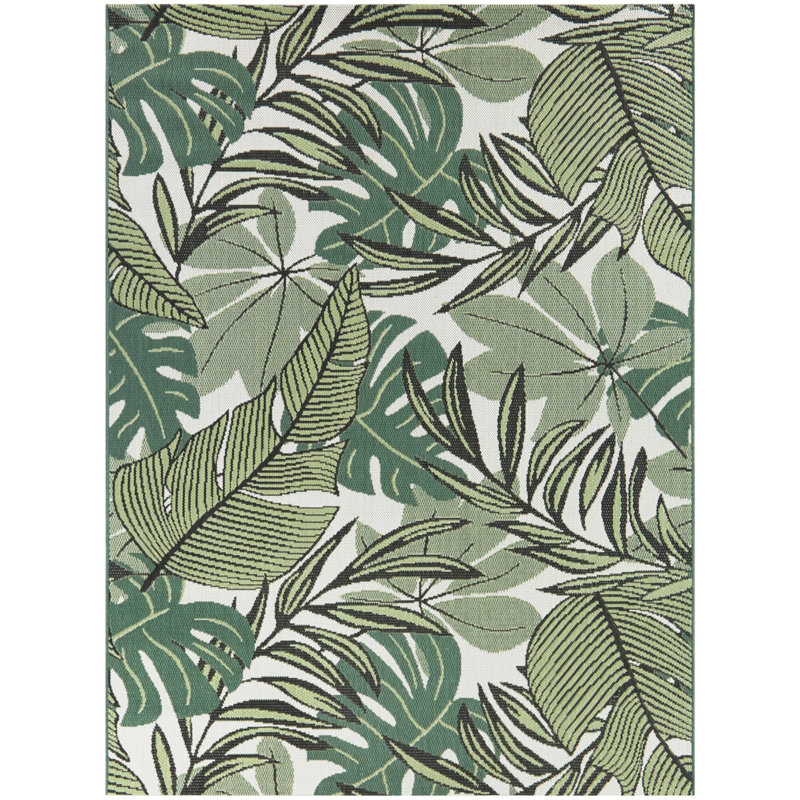 Tapis d'intérieur / extérieur blanc Aquilina