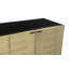 Buffet 4 portes Balthazar au fini or clair moderne sur fer