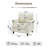 Amarius Faux Leather Rolled Armchair with Nailhead Trim-450806585