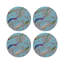 Sous-verres ronds en cuir Pheasant-119015315