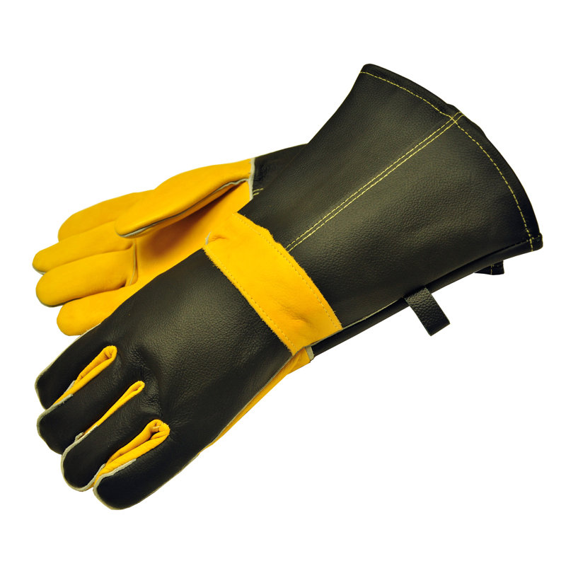G & F Products Leather Oven Glove Set