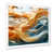 White Single Picture Framed