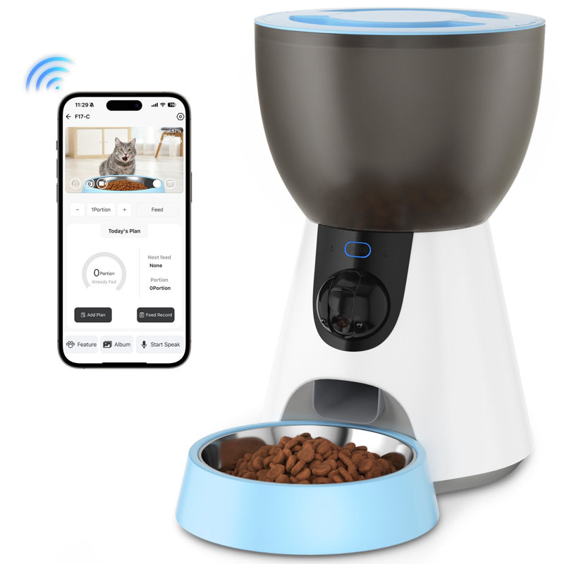 Mangeoire automatique pour chat 4L avec caméra