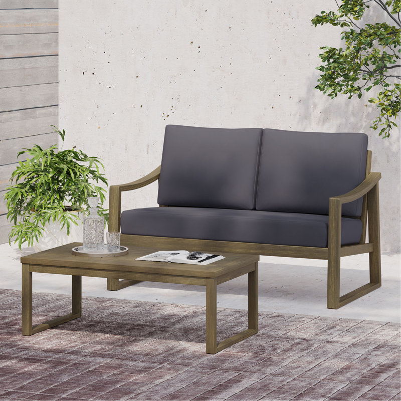 Table basse et causeuse, Dark Grey, Dark Grey