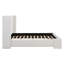 Élégant lit tapissier blanc avec tête de lit haute, blanc-116963841