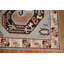 Tapis oriental en laine médaillon Kazak 8 x 11
