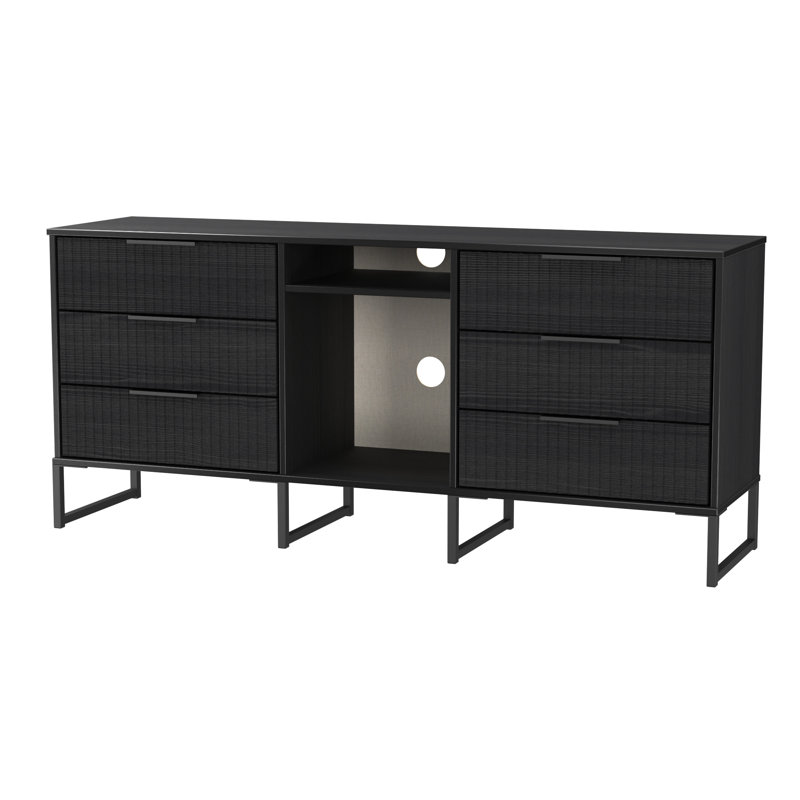Bernat 152cm Sideboard, Black