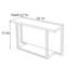 Console moderne en bois massif chinois-102023548