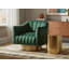 Fauteuil d'appoint pivotant en velours Farrah-30980284-30980287