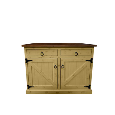 Yomo Solid Wood Kitchen Island