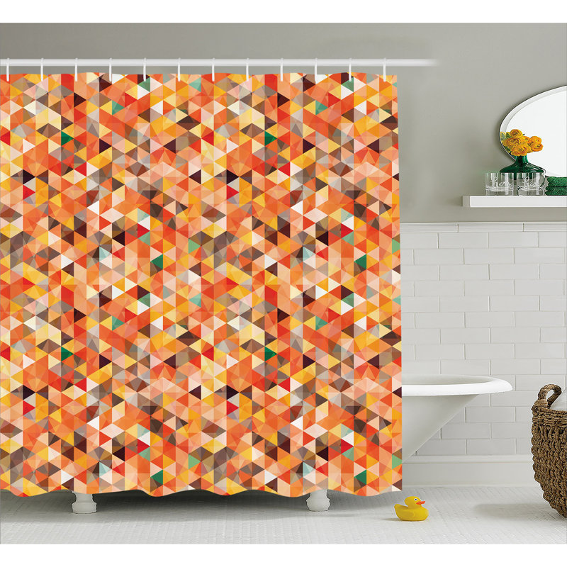 Blankenship Shower Curtain with Hooks Included, 69" W x 70" L