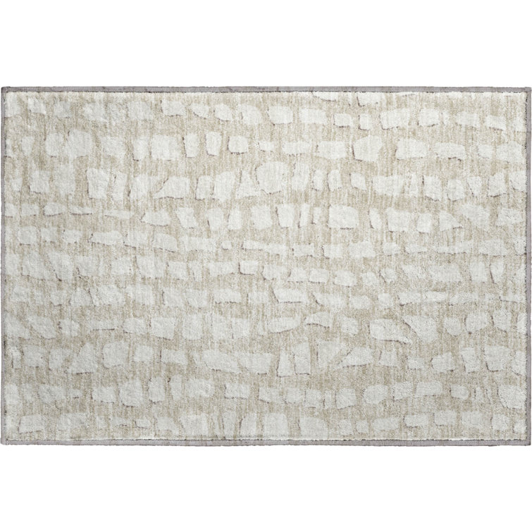 Premium Machine Washable Prisco Beige Rug