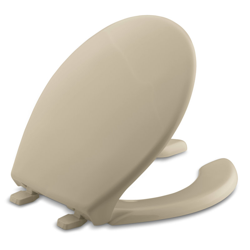 Lustra Round-Front Toilet Seat, Mexican Sand