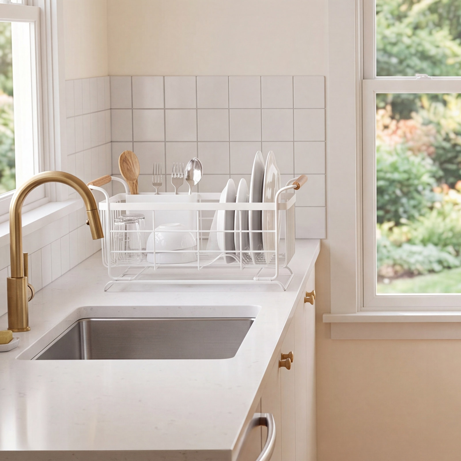Tosca Over-the-Sink Dish Drainer Rack