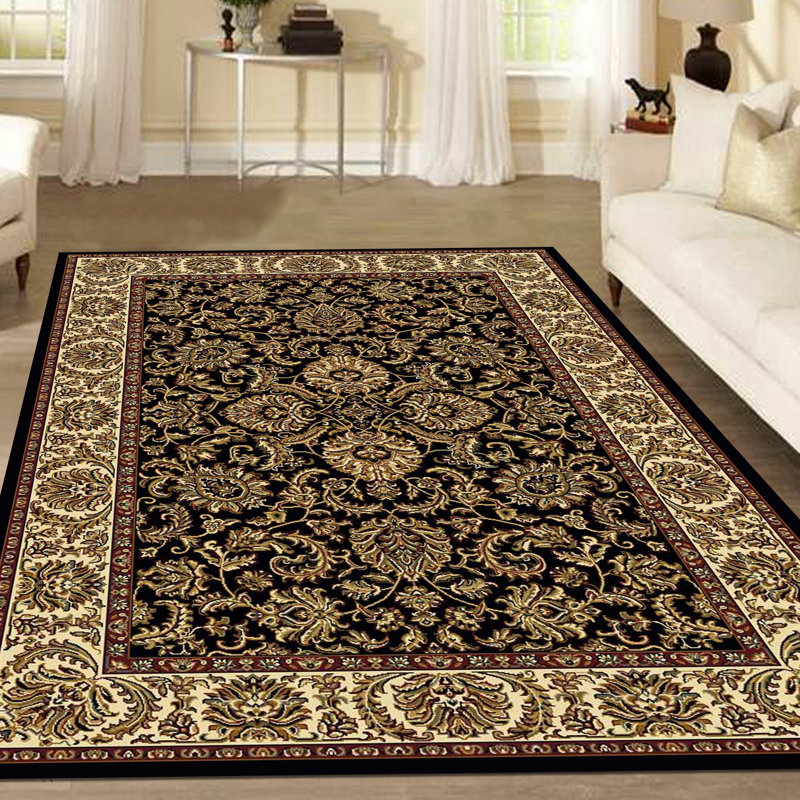 Tapis noir West Jordan, Rectangle 3 pi 3 po x 5 pi 4 po