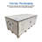63" Egg-Shaped Wavy Curves Solid Surface Bathtub, Freestanding Seamless Deep Soak Tub with Drain & Overflow – Spa Sanctuary for Luxury Bathrooms-101056271